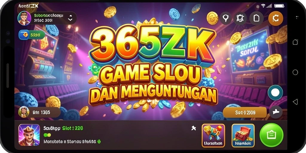 Tampilan menarik dari gameplay Slot 365ZK yang mendebarkan.