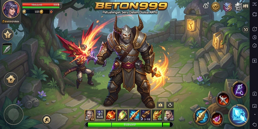 Tampilan gameplay BETON999 yang penuh aksi dan petualangan.