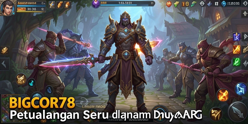 Gameplay seru BIGCOR78 dengan pertarungan yang mendebarkan.