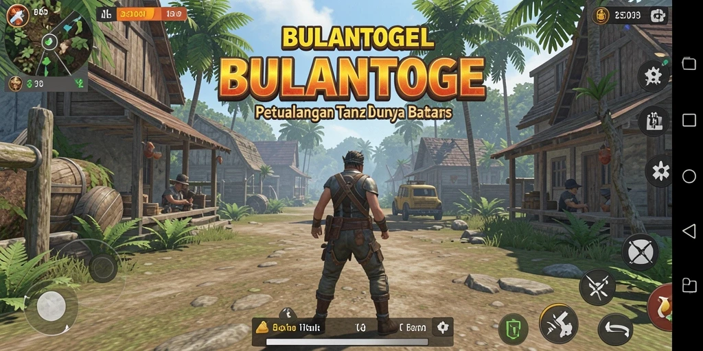Screenshot menampilkan suasana eksplorasi dalam BULANTOGEL.