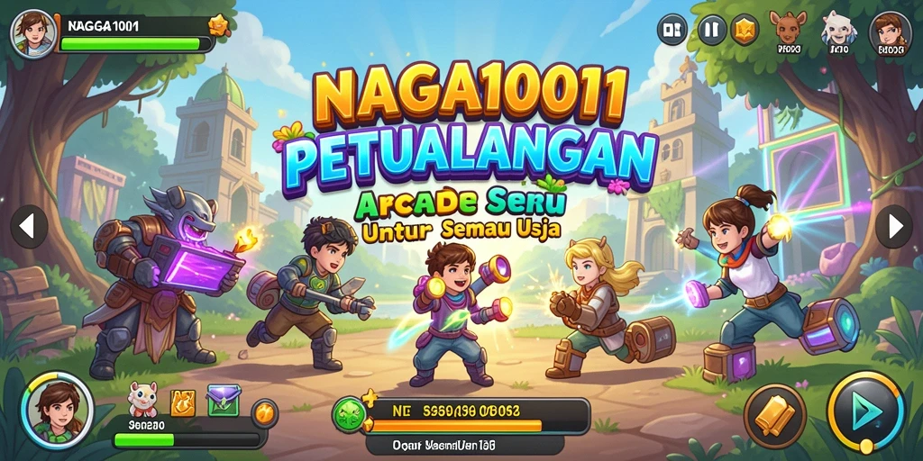 Tampilan gameplay seru dengan karakter dan level yang menantang.