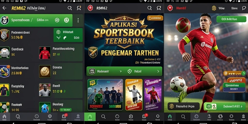 Tampilan menarik gameplay Sportsbook di REMI62.