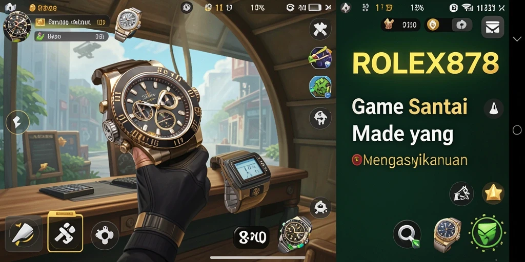 Tampilan gameplay <strong>ROLEX878</strong> yang penuh warna dan menyenangkan.