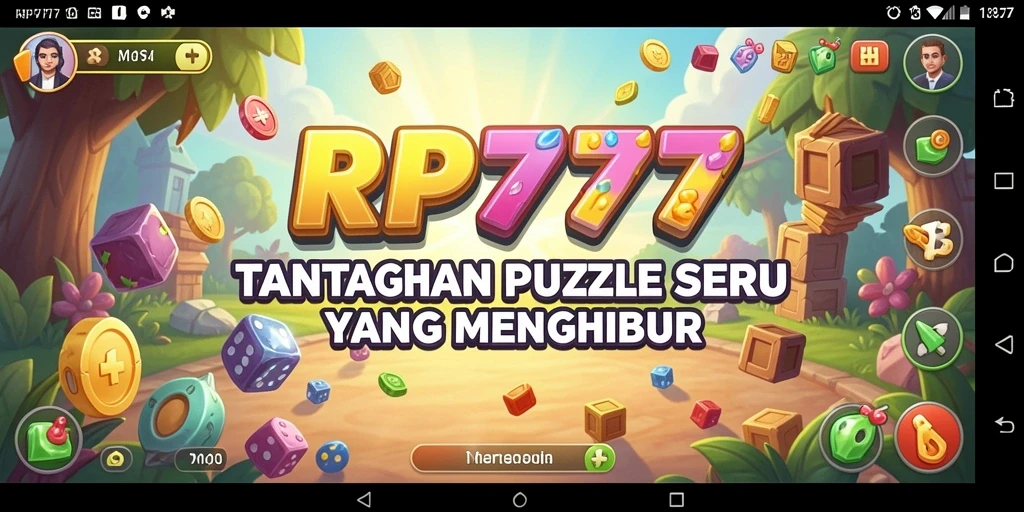 Tampilan gameplay RP777 yang menarik dengan berbagai teka-teki.