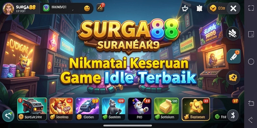 Tampilan gameplay SURGA88 yang seru dan menawan.